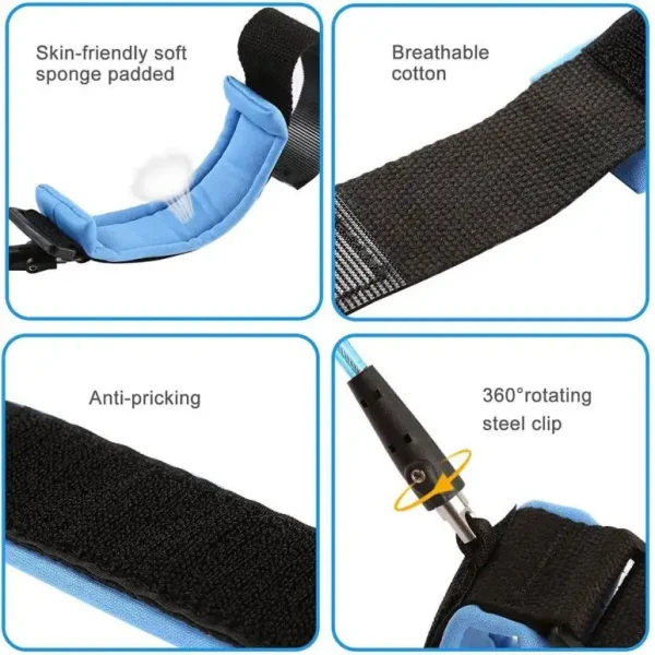 Anti-Lost Wrist Link for Kids | Child Safety Harness Strap for Travel, Parks & Crowded Areas - Image 4