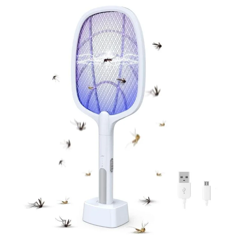 Nova USB Rechargeable Mosquito Racket | ME-903 Model | | Electric Insect Killer Swatter | For Indoor & Outdoor Use - Image 4
