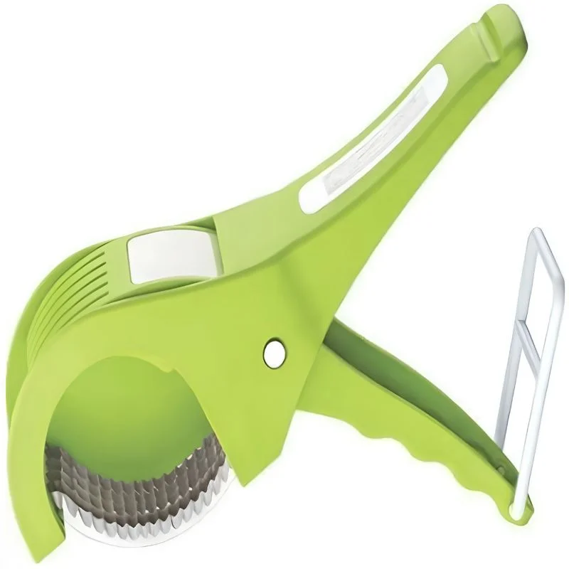 5 Blade Vegetable & Fruit Cutter and Slicer | Multipurpose Vegetable Chopper & Fruit Slicer | Kitchen Cutter with 5 Stainless Steel Blades | Multiple Colors - Image 5