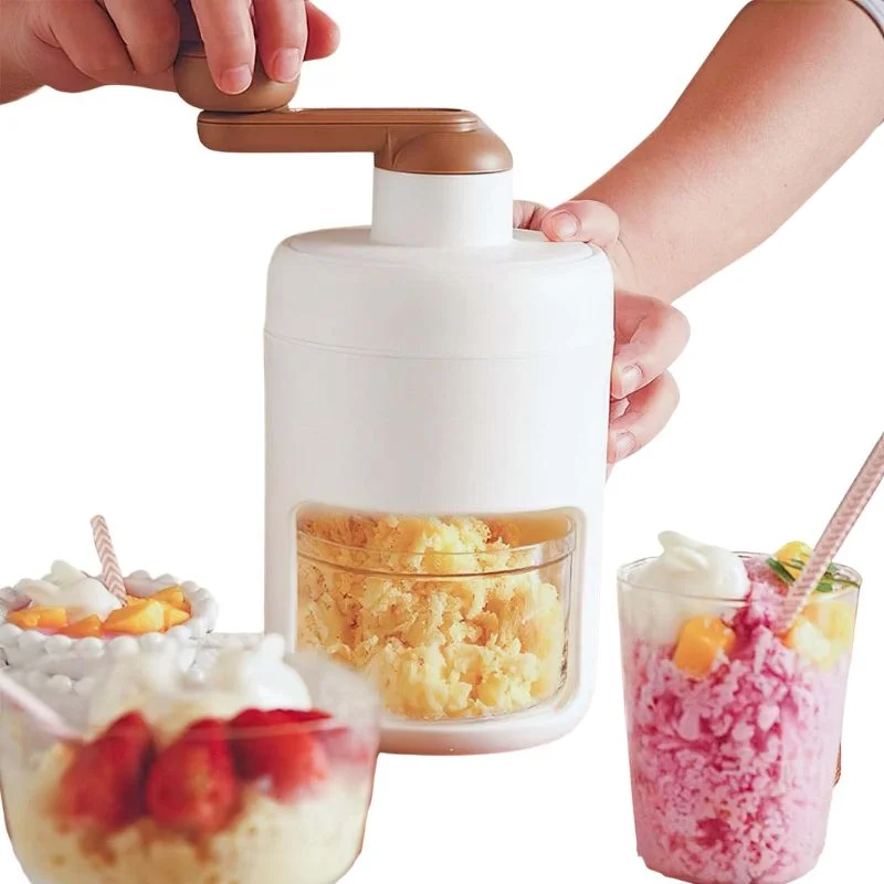 Portable Manual Ice Shaver | Snow Cone & Slush Maker | Stainless Steel Blades | Ice Shaving Machine for Home, Kitchen & Camping - Image 5