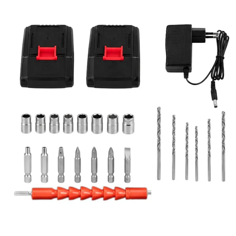 TOP ROCKET Cordless Rechargeable Drill Machine Kit | 48V Double Batteries | 3-in-1 Drill, Screwdriver & Impact Driver | Variable Speed Power Tool Set with Carry Case - Image 3